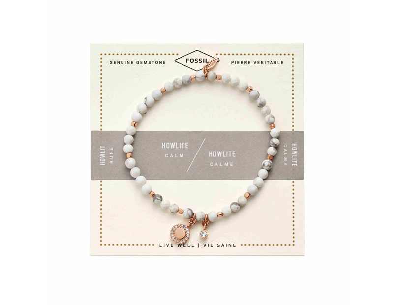 Fossil Wellness White Bracelet JA6934791