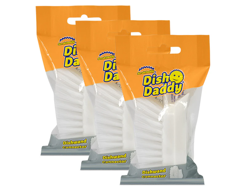 3 x Scrub Daddy Dish Daddy Brush Head