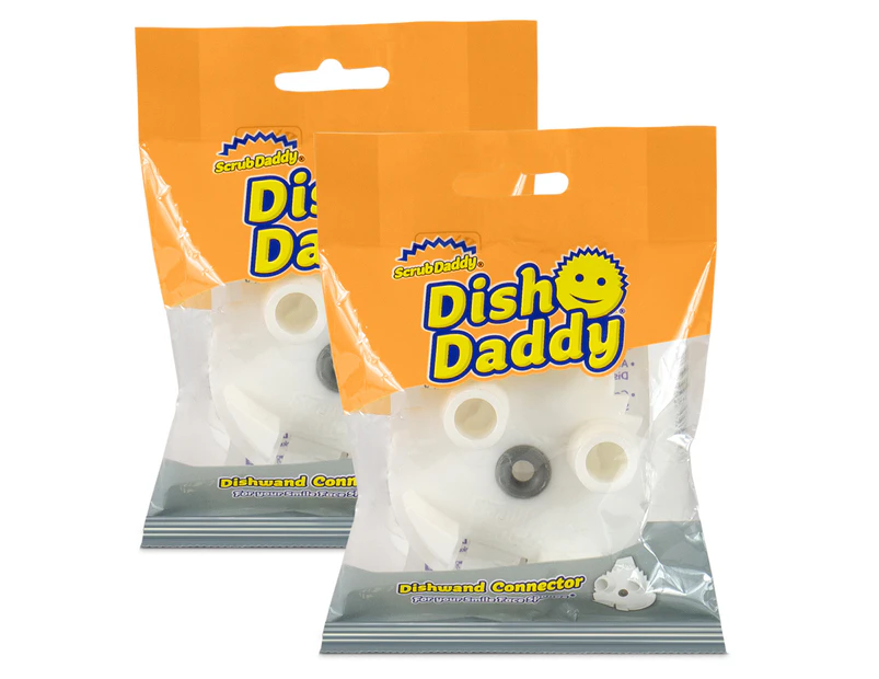 2 x Scrub Daddy Dish Daddy Dishwand Connector