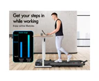 BLACK LORD Treadmill Electric Walking Pad Home Office Gym Fitness Incline MS2