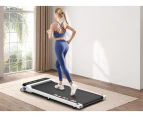 BLACK LORD Treadmill Electric Walking Pad Home Office Gym Fitness Incline MS2 White