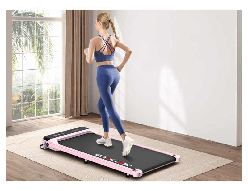 BLACK LORD Treadmill Electric Walking Pad Home Office Gym Fitness Incline MS2 Pink