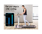 BLACK LORD Treadmill Electric Walking Pad Home Office Gym Fitness Incline MS2 Pink