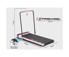 BLACK LORD Treadmill Electric Walking Pad Home Office Gym Fitness Incline MS2 Pink