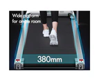 BLACK LORD Treadmill Electric Walking Pad Home Fitness Foldable Silver w/ Smart Watch