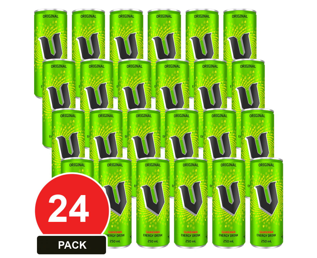 24 Pack, V 250ml Cans Energy Drink