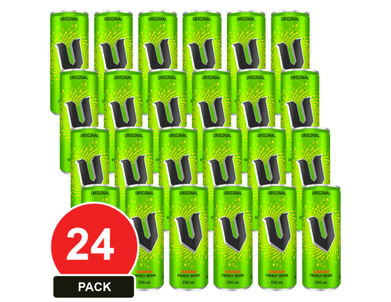 24 Pack, V 250ml Cans Energy Drink