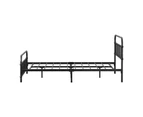 Oikiture Bed Frame Double Size Metal Frame