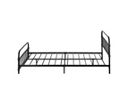 Oikiture Bed Frame Queen Size Metal Frame