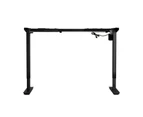 Oikiture Electric Standing Desk Frame Single Motor Black