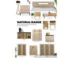 Oikiture 6 Chest of Drawers Tallboy - Natural