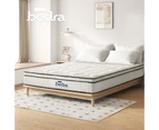 Bedra Double Mattress Luxury Boucle Fabric Euro Top Pocket Spring Bed Medium 22cm