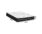 Bedra Double Mattress Cool Gel Foam Bonnell Spring Luxury Pillow Top Bed 22cm