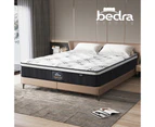 Bedra King Mattress Cool Gel Foam Euro Top Bed Pocket Spring Medium Firm 22cm