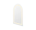 Welba LED Arched Bathroom Mirror Anti-fog Smart Makeup Wall Mirrors 86x50cm