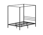 Oikiture Bed Frame Double Size Metal Frame BELLE