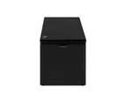 Livsip Outdoor Storage Box Bench 490L Cabinet Container Garden Deck Tool Black