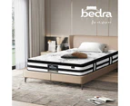 Bedra King Single Mattress 34CM 7 Zone Pocket Spring Cool Gel Foam Medium Firm