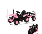 Mazam Kids Ride On Tractor Toy Battery Electric Operated Car Remote Toddler XL Pink