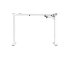 Oikiture Electric Standing Desk Frame Single Motor White