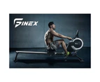 Finex Rowing Machine Rower Magnetic Resistance Exercise Fitness Cardio Aluminium