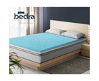 Bedra Queen 10cm Memory Foam Mattress Topper Reversible Cool Gel Bed Mat