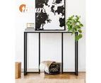 Oikiture Console Table Marble Effect