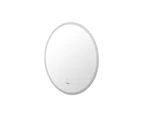 Welba 70cm LED Round Bathroom Mirror Makeup Anti-fog Smart Wall Mounted Mirrors Light Decor 3 Colors Light Touch Switch IP65