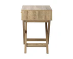 Oikiture Bedside Table Wooden