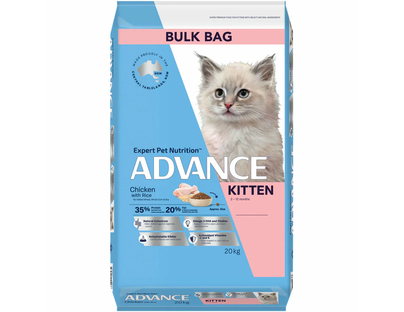 Advance Kitten Chicken With Rice Dry Cat Food