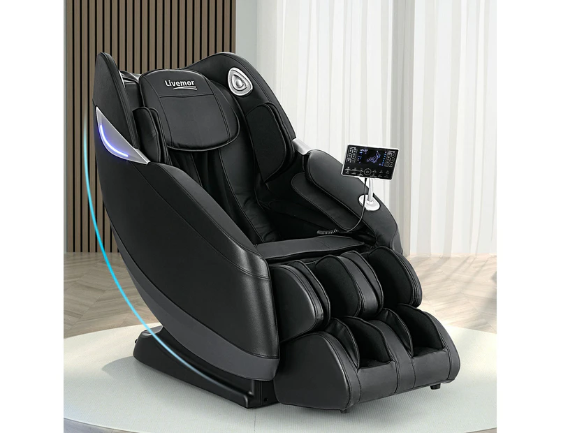 Livemor Massage Chair Electric Recliner Home 3D Massager Flynn