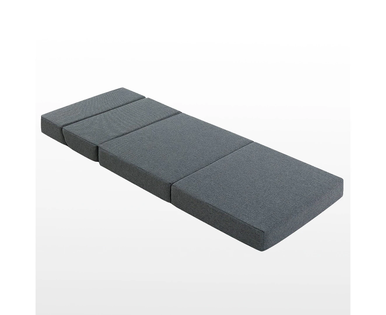 Comfeezzz Foldable Mattress Folding Foam Camping Mattress Portable Sofa Bed Camping Mat Single Grey