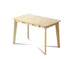 MIUZ Computer Desk Office Study Student Wood Table Drawer Cabinet Nordic Natural