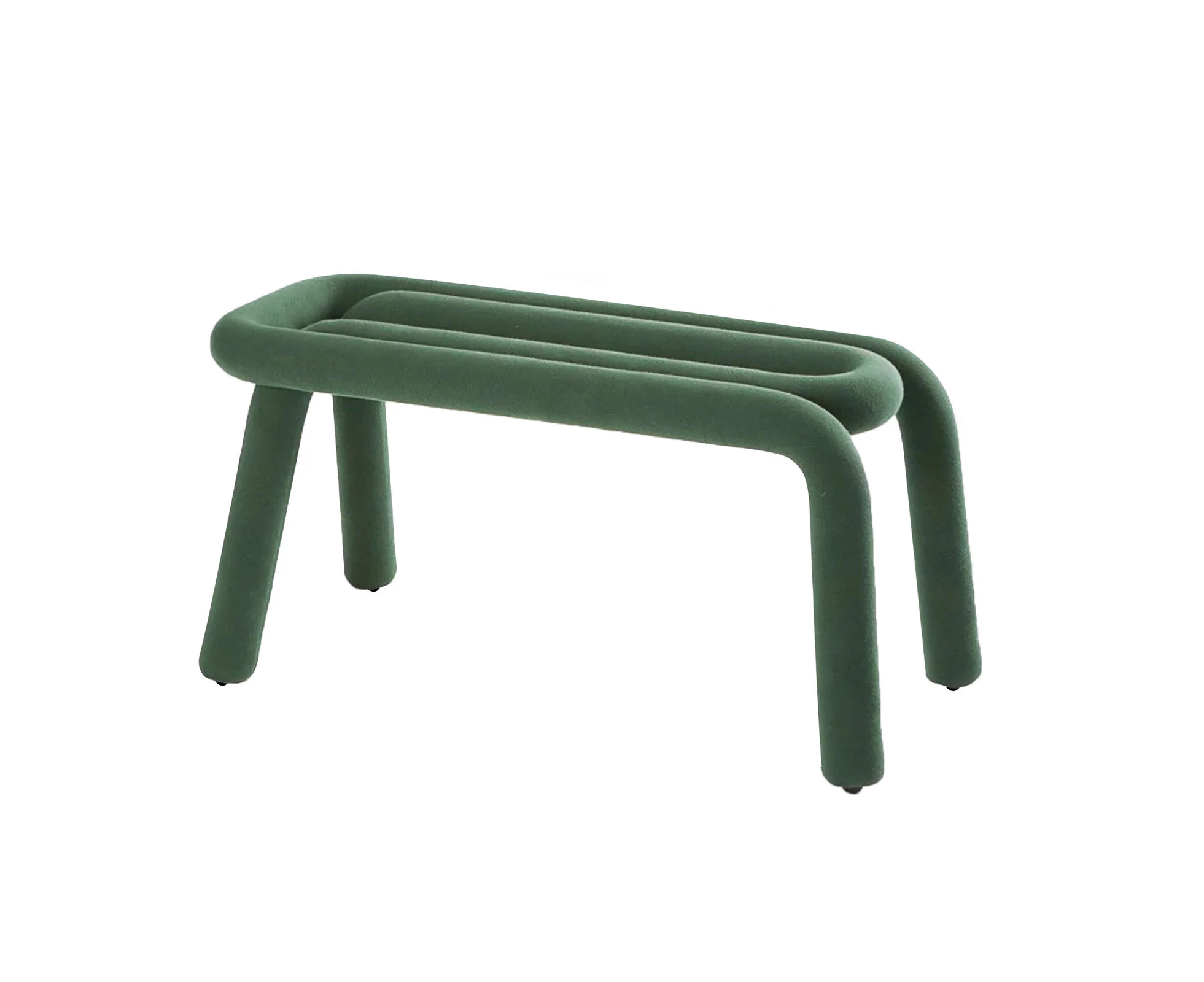 MIUZ Replica Bold Bench Designer Seat Living Room Entryway Furniture - Green