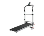 FitnessLab Manual Treadmill Foldable Incline Exercise Fitness Walk Machine Home Gym