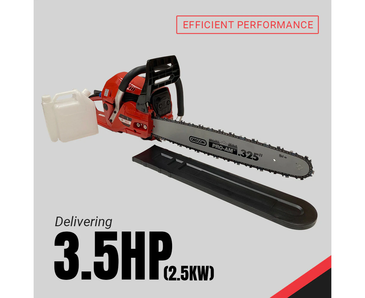 Professional Chainsaw 54cc 20" Oregon Bar & Chain EU5 compliant