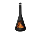 Glasshaus Co. Chimney Fire Pit Patio Heater Outdoor Camping Portable Chiminea Brazier Fireplace 105c