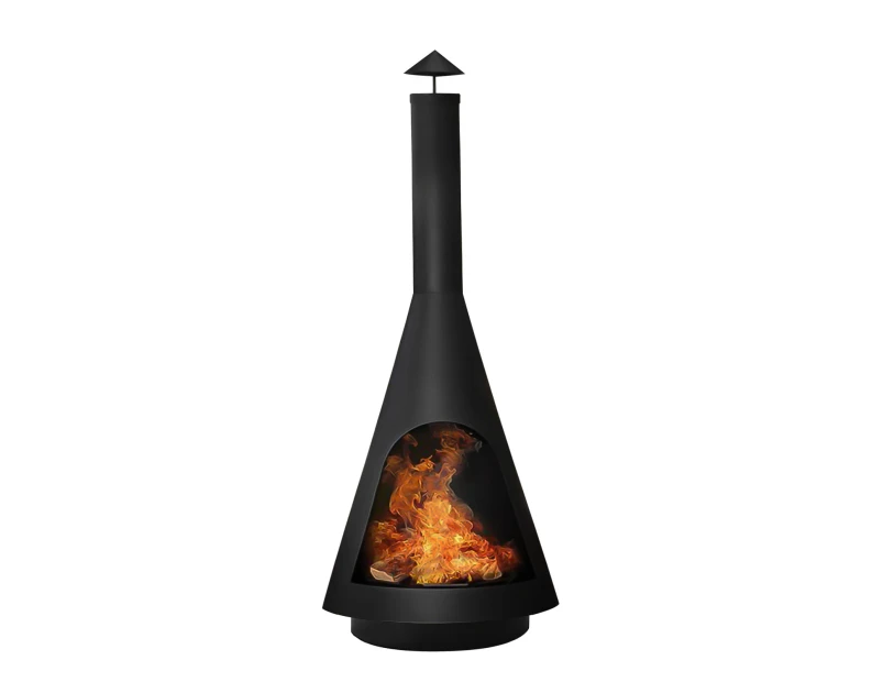 Glasshaus Co. Chimney Fire Pit Patio Heater Outdoor Camping Portable Chiminea Brazier Fireplace 105c