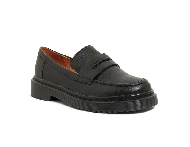 Womens Footwear Sandler Strata Black Glove Loafer