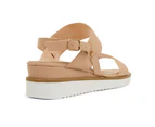 Womens Footwear Ravella Dayton Nude Smooth Sandal