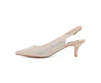 Womens Footwear Alan Pinkus Teagan Blush Fabric Pump