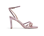 Womens Footwear Pink Inc Lara Pink Metallic Sandal