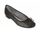 Womens Footwear Ap Too Twinkle Black Silk Flat