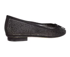 Womens Footwear Ap Too Twinkle Black Silk Flat