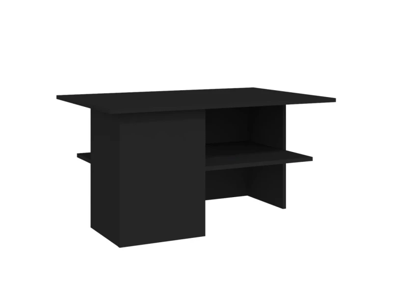 vidaXL Coffee Table Black 90x60x46.5 cm Engineered Wood