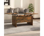 vidaXL Coffee Table Smoked Oak 80x50x42.5 cm Engineered Wood