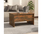 vidaXL Coffee Table Smoked Oak 80x50x42.5 cm Engineered Wood