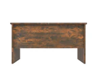 vidaXL Coffee Table Smoked Oak 80x50x42.5 cm Engineered Wood