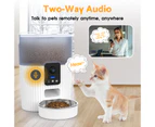 3.5L Automatic Cat Feeder with 1080P HD WiFi Night Vision Camera and 2-Way Audio, Smart Timed Pet Feeder for Dogs and Cats