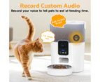 3.5L Automatic Cat Feeder with 1080P HD WiFi Night Vision Camera and 2-Way Audio, Smart Timed Pet Feeder for Dogs and Cats